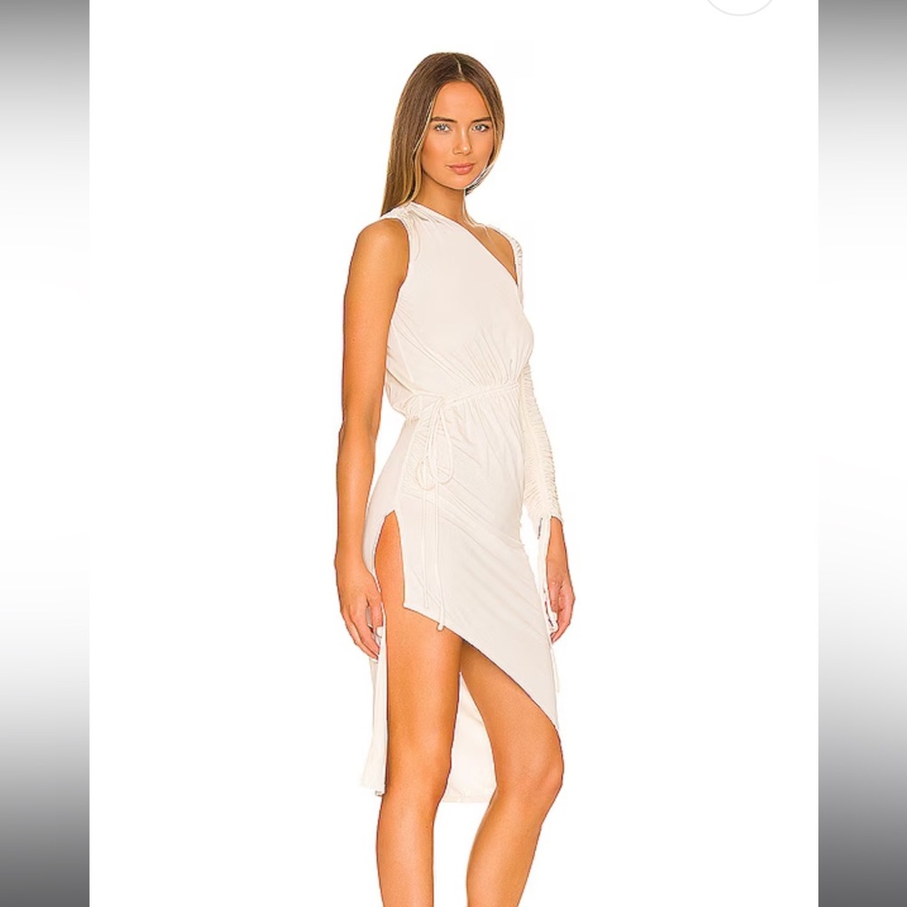 Bone white Midi dress